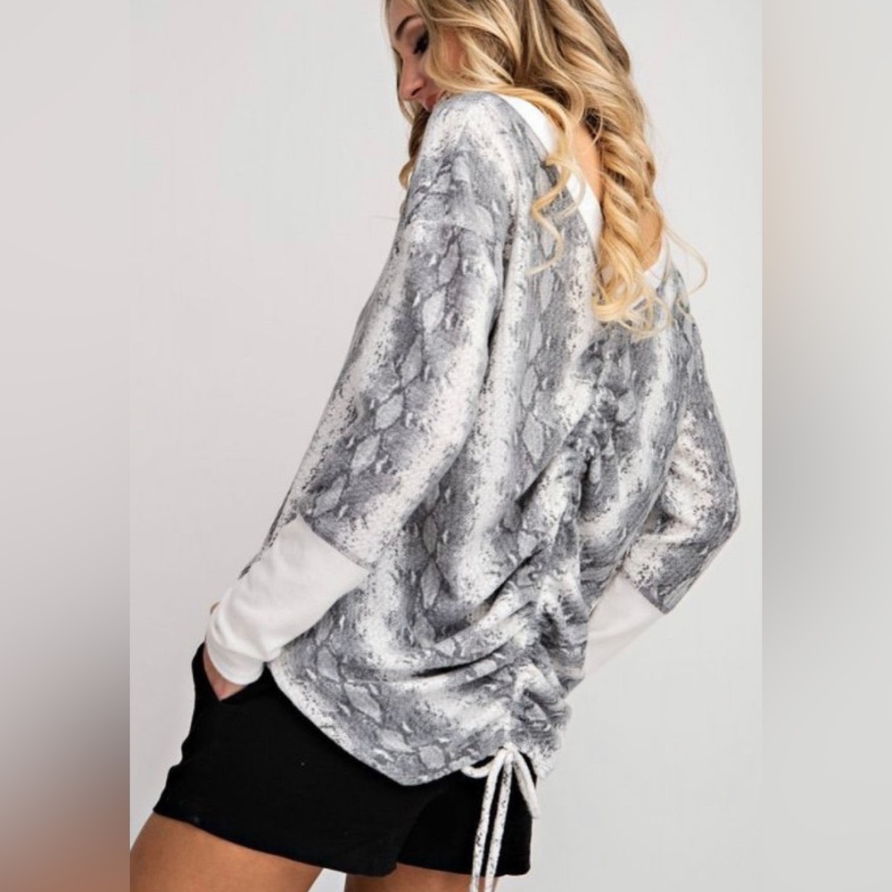 NWT! Snake Print Haley Sweater Top